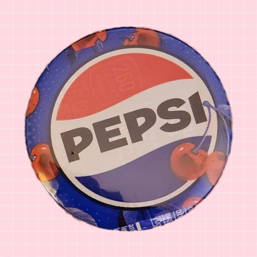 Pepsi Cherry Logo 2" Pin